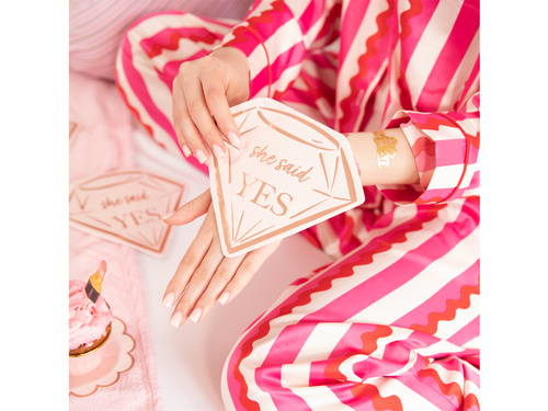 Șervețele cu diamante - Ea a spus DA - 10 buc.