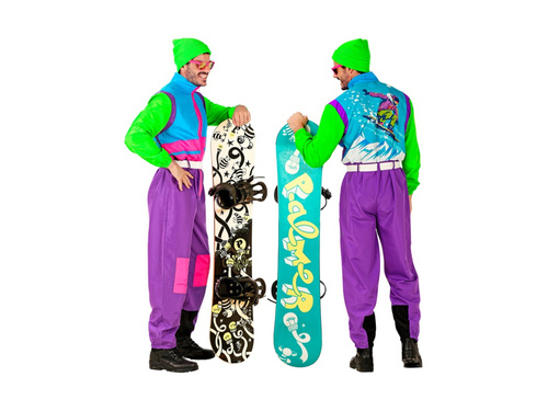 Neon Purple-Aquamarine-Green Outfit - Jumpsuit