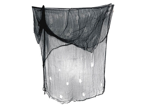 Plasă neagră de Halloween - 200 x 500 cm - 1 buc.