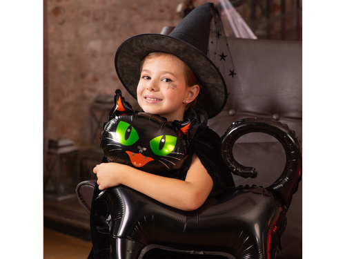 Black Kitten balon de folie în picioare - 62 x 65 cm - 1 buc.