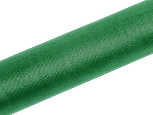 Organza simplă verde smarald - 16 cm x 9 metri