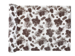 Decorațiune de masă Conuri - 28 cm x 3 m - 1 buc.