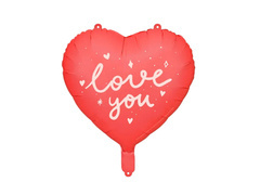 Balon folie Inima te iubesc - 35 cm - 1 buc.