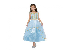 Costum albastru de prințesă pentru fete