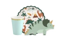 Set aniversar din hârtie în dinozauri - 36pcs.