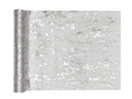 Decorațiune de masă cu sclipici - argintiu - 28 cm x 5 m - 1 buc.