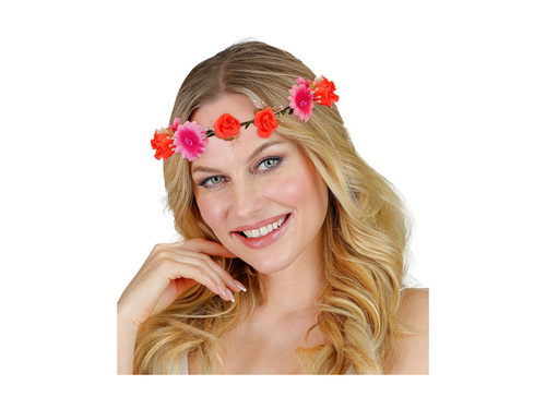 Bentiță cu flori roz