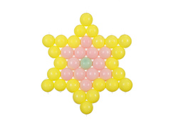 Plasă pentru baloane - stea - 63x68 cm - 1 buc.