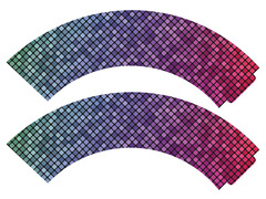 Forme de copt Disco pentru cupcakes - 6 buc.