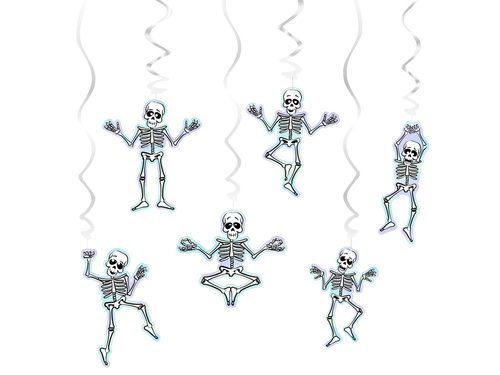 Schelete de Halloween - 6 buc.