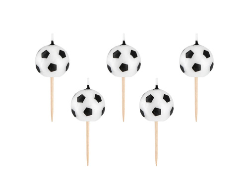 Lumânări pentru mingea de fotbal - 5 buc.