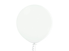 Balon latex alb pastel - uriaș 90 cm - 1 buc.