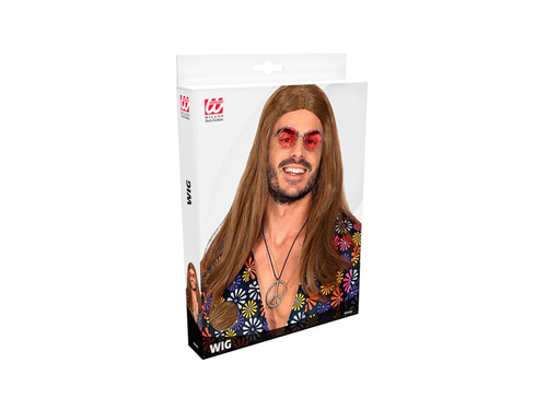 Peruca hippie Groovy Dude