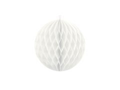 Minge de agățat decor alb - 20 cm - 1 buc.