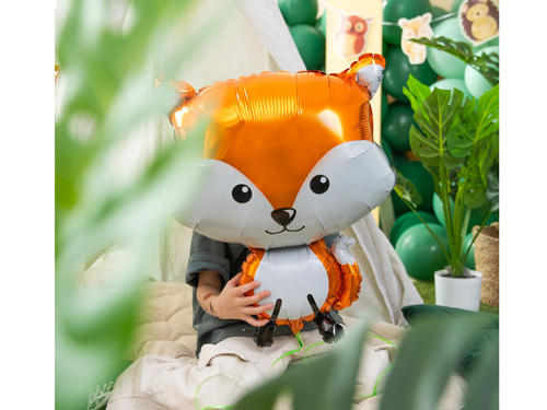 Balon vulpe din folie - 49 x 68 cm - 1 buc.