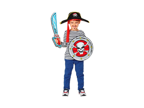 Set sabie și scut pirat - sabie 52 cm, scut 52 cm