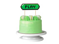 Topper de hârtie pentru tort Play Game on - 1 buc.