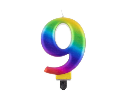 Lumânarea Galaxy număr - 9 - nouă