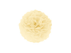 Decorațiuni florale suspendate pom pom - crem - 25 cm - 1 buc.