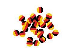 Konfetti Flaga Niemiec - 36 szt.