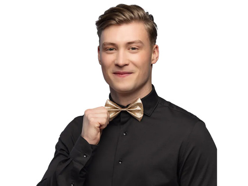 Muscă cu sclipici auriu - 1 buc.