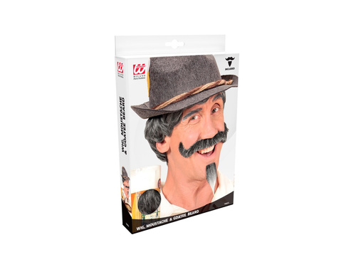 Peruca bavareză cu mustață și cioc