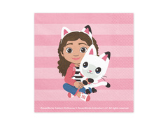 Șervețele aniversare Gabi's Cat House - 33 cm - 20 buc.