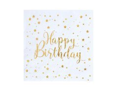 Șervețele Happy Birthday - 25 cm - 20 buc.