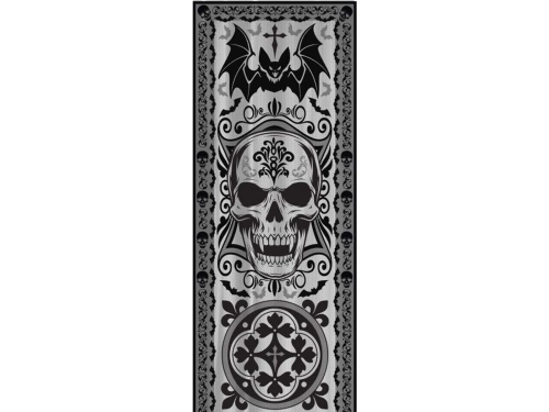 Decor de fereastră cu schelet pentru Halloween - 1 buc.