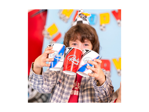 Pahare de hârtie Racing - 270 ml - 6 buc.