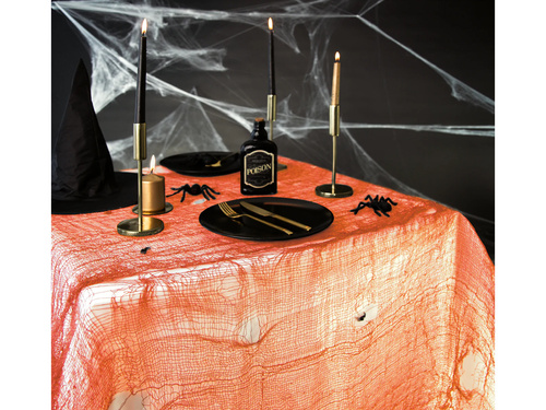 Plasă de Halloween portocalie - 76 x 300 cm - 1 buc.