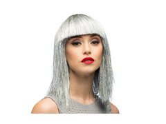 Peruca argintie nebună