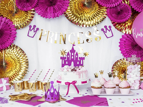 Paie tub alb și auriu - 10 buc.