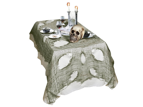 Față de masă verde pentru Halloween - 60 x 300 cm - 1 buc.
