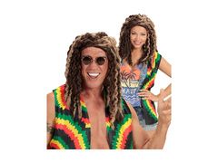 Peruca Rastafarian blondă / maro