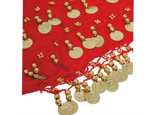 Eșarfă țigănească roșie - 1 buc.