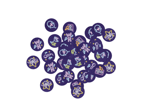 Confetti Disco Neon - 36 buc.