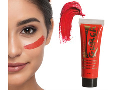 Vopsea de machiaj - roșu - 1 buc.