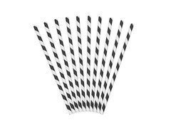 Paie tub alb și negru - 10 buc.