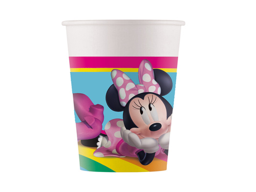 Pahare de hârtie Minnie Mouse - 200 ml - 8 buc.