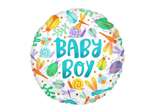 Baby Boy Insecte balon de folie - 45 cm - 1 buc.