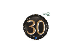 Sparkling 30 - 14" balon rotund din folie - 1 buc.
