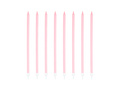 Lumânări aniversare lungi roz - 15 cm - 8 buc.