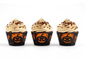 Rulouri pentru cupcakes Dovleac închis - 6 buc.