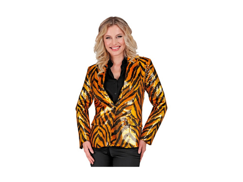 Party Fashion jachetă de petrecere - motiv tigru portocaliu