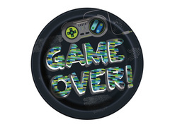 Joc peste farfurii de hârtie! - 23 cm - 8 buc.