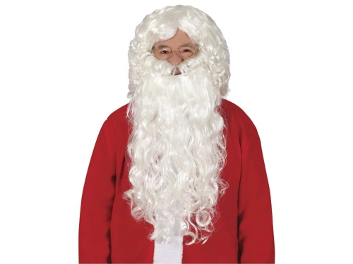 Peruca și barba lui Moș Crăciun - 1 set