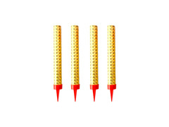 Fântână de tort aurie - 12 cm - 4 buc.