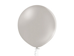 Balon latex gri pastel - uriaș 90 cm - 1 buc.