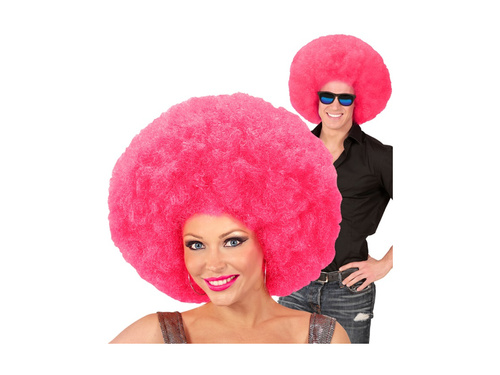 Peruca afro roz de înaltă calitate